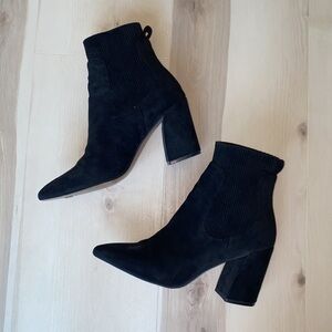 Steve Madden Velvet Ankle Heels